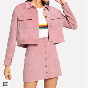 Co ord two piece top and skirt set